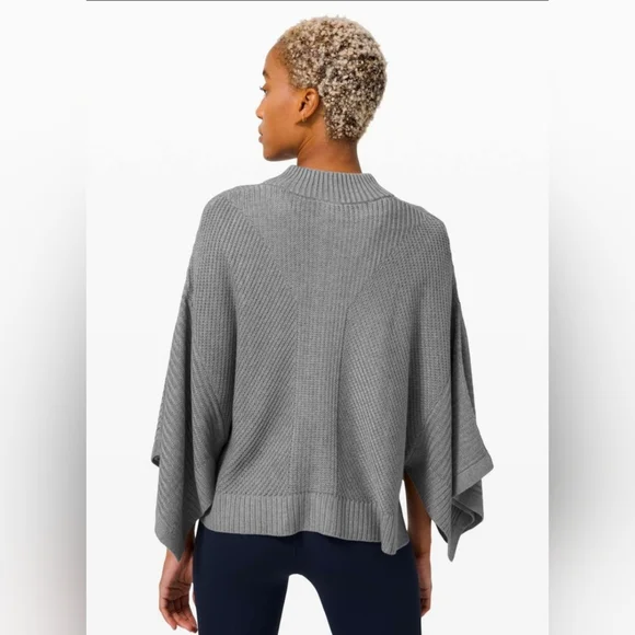 Lululemon Softer Still Wrap In Heathered Grey - Picture 8 of 9